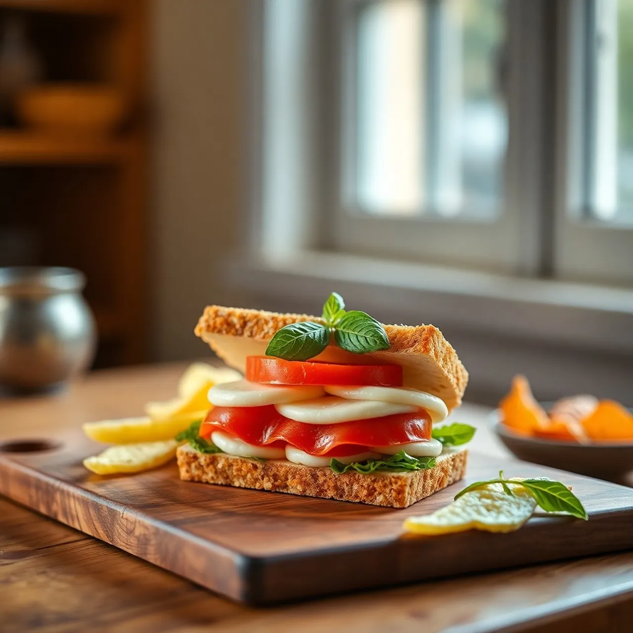 Tomato and Mozzarella Sandwich — Sandwiches recipe