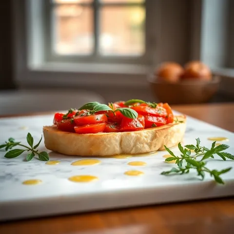 Tomato Basil Bruschetta
