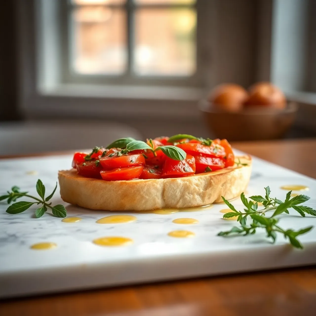 Tomato Basil Bruschetta — Mediterranean recipe