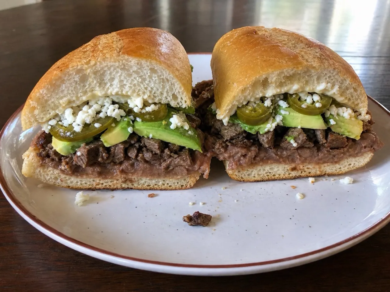Torta — served