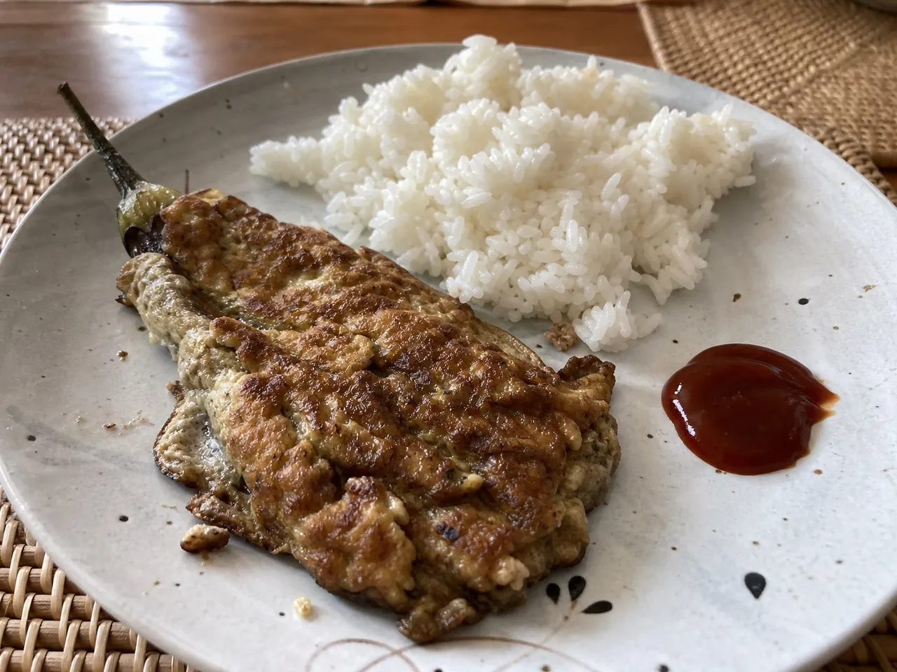 Tortang Talong — served