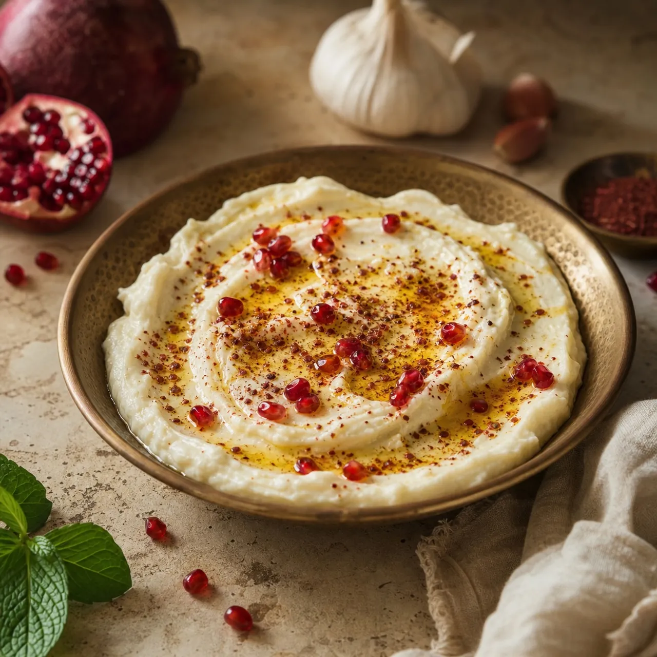 Toum (Lebanese Garlic Sauce) — Middle Eastern recipe