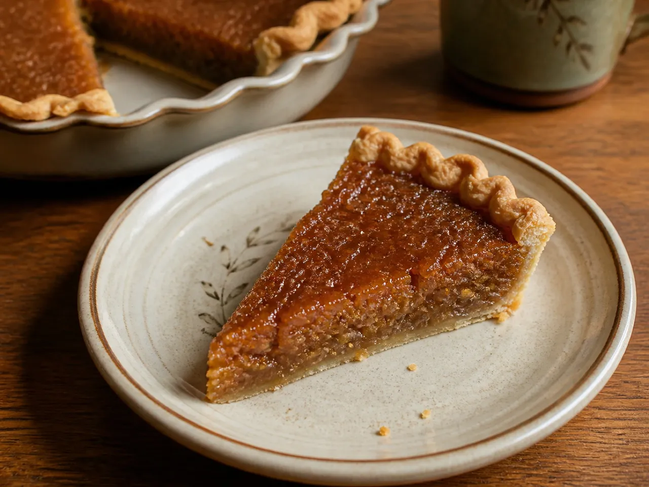 Treacle Tart — served