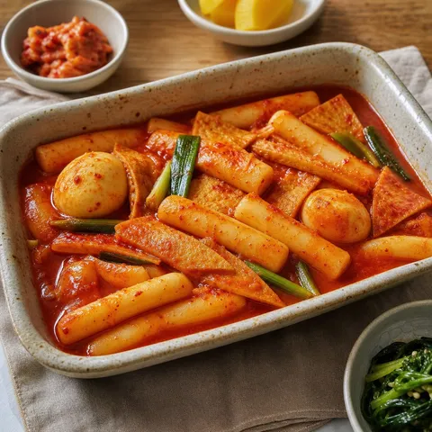 Tteokbokki (Spicy Rice Cakes) — Korean recipe