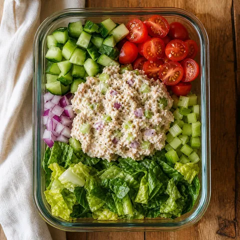 Tuna Salad Jars — Meal Prep recipe