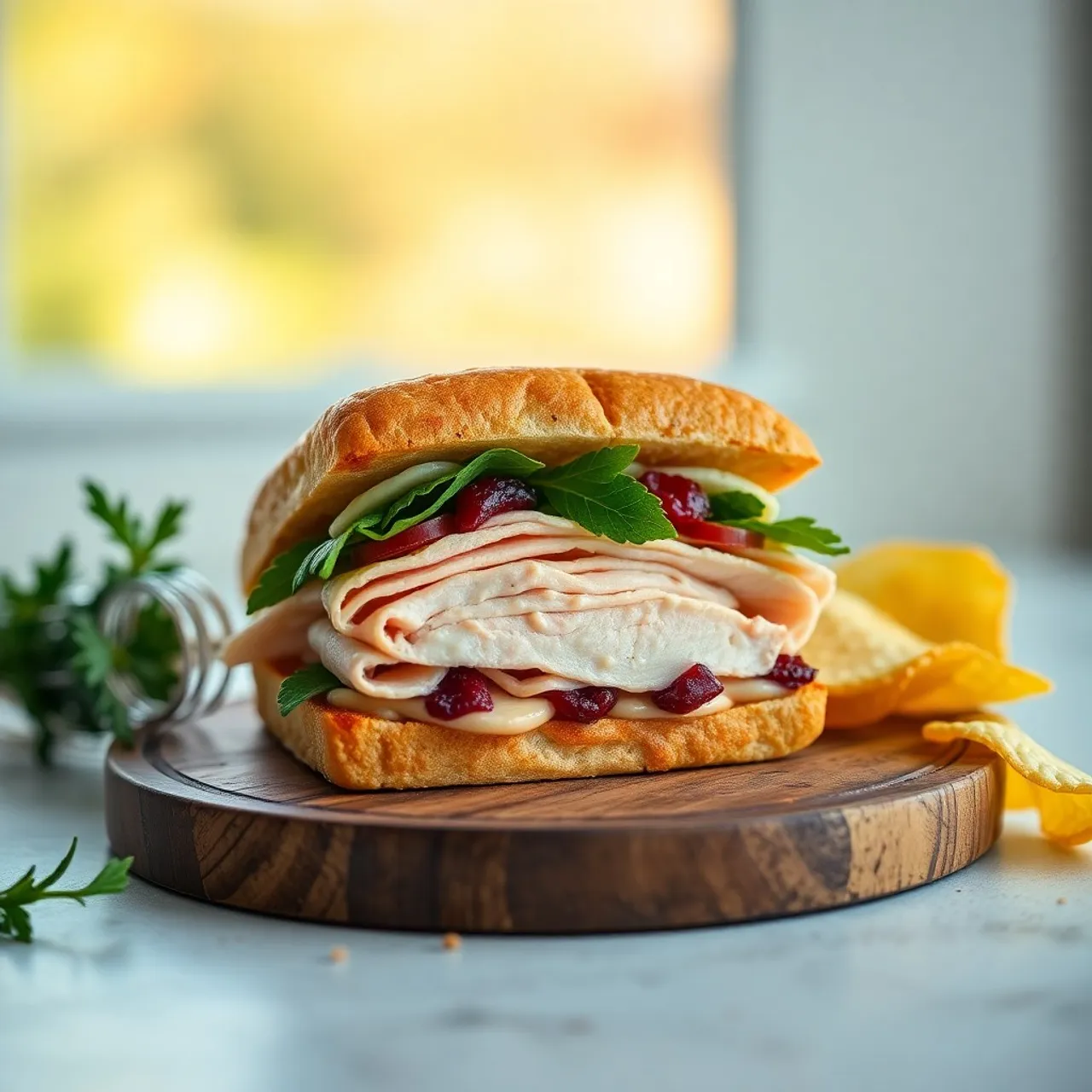 Turkey and Cranberry Sandwich — Sandwiches recipe