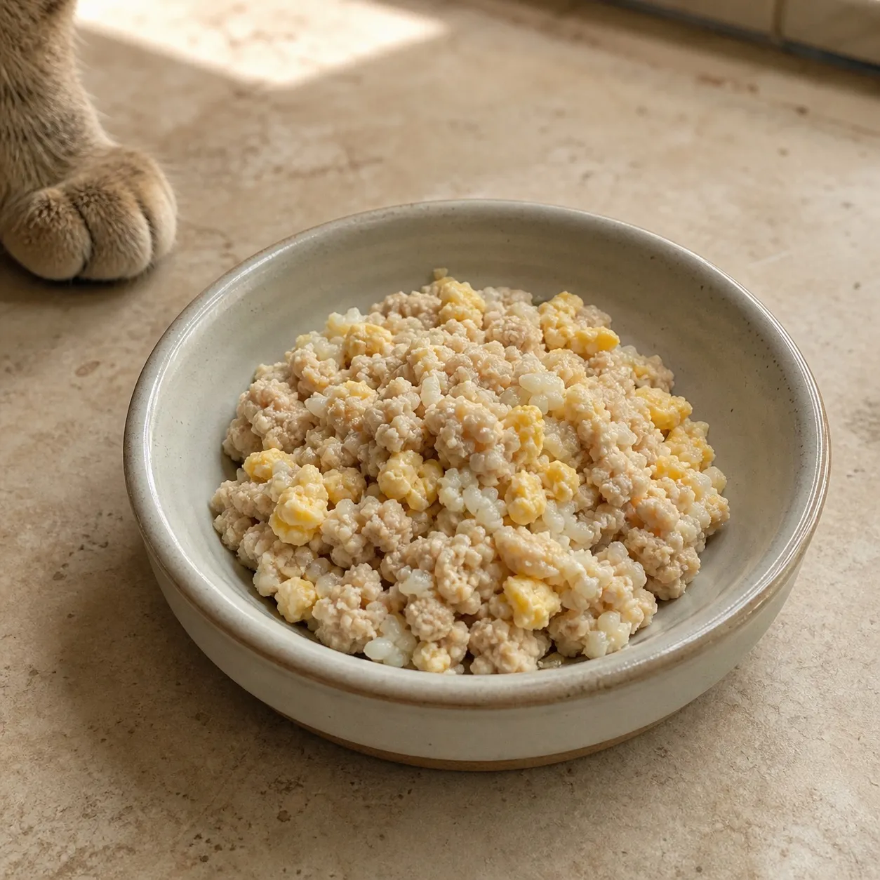 Turkey & Rice Cat Dinner