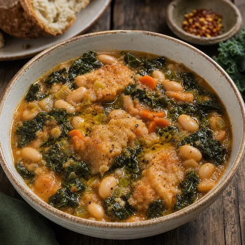 Tuscan White Bean Soup (Ribollita) — Soups & Stews recipe