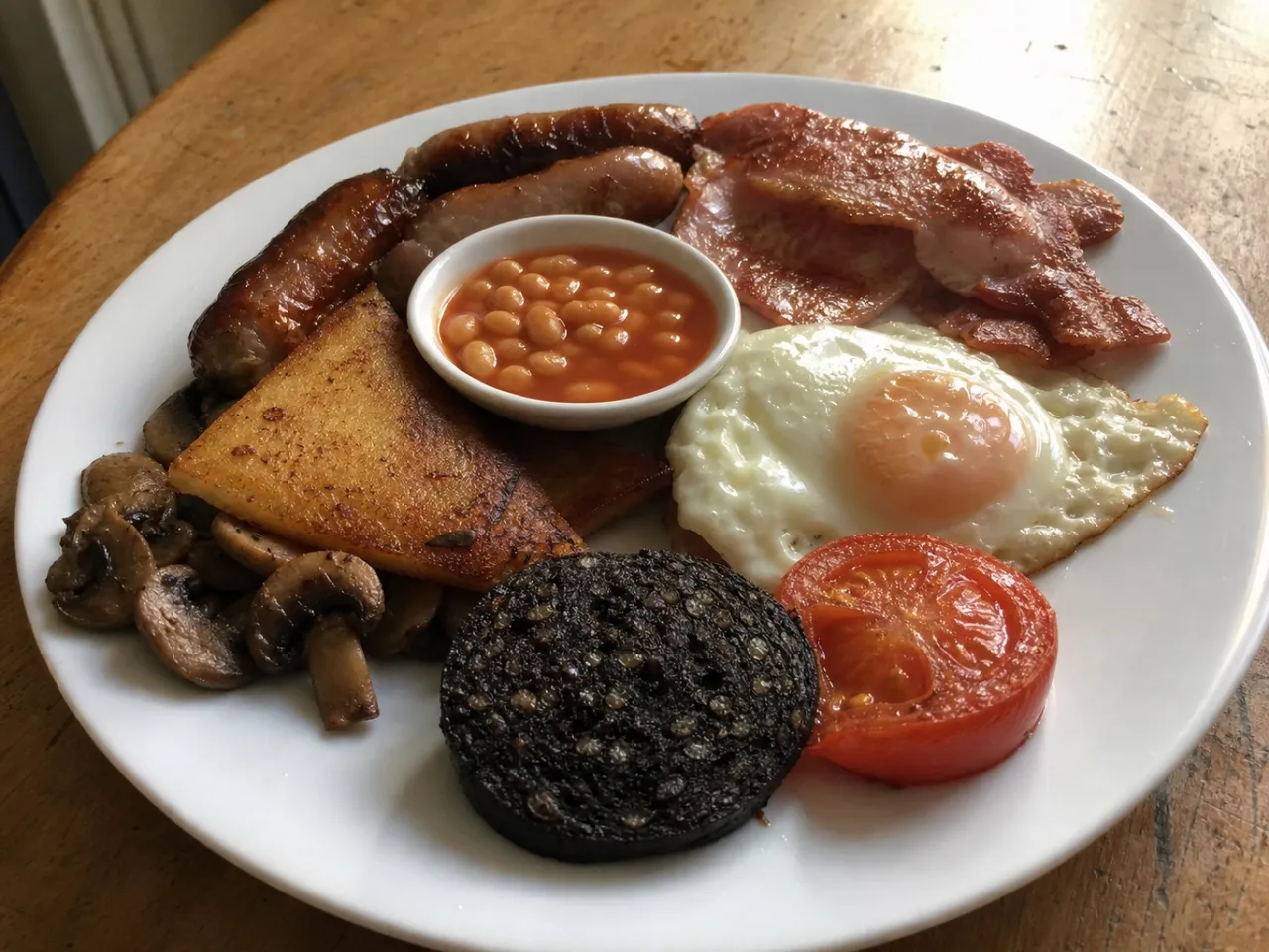 Ulster Fry — served