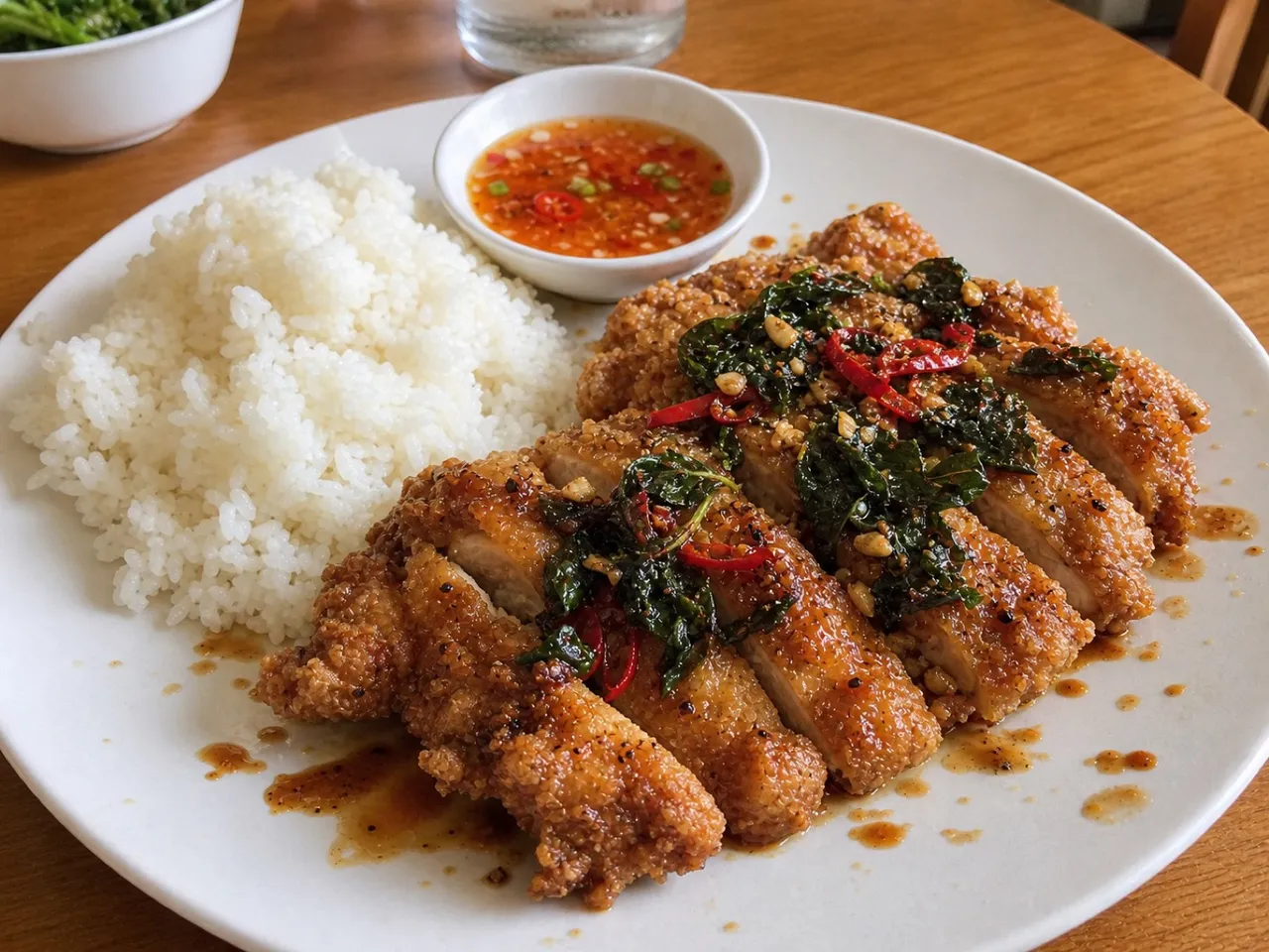 Unusual Chicken — served