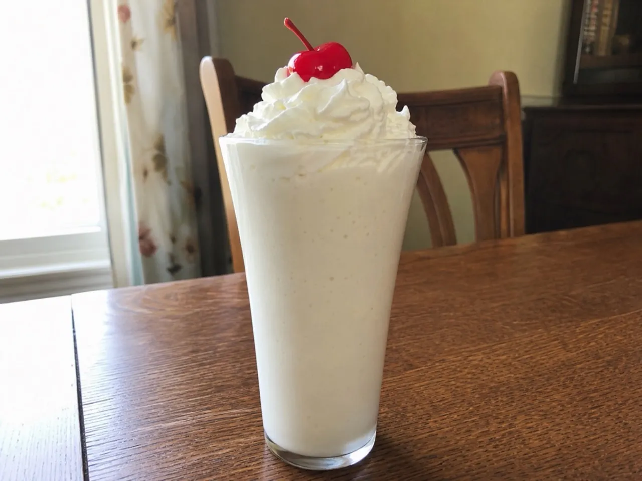 Vanilla Milkshake — served