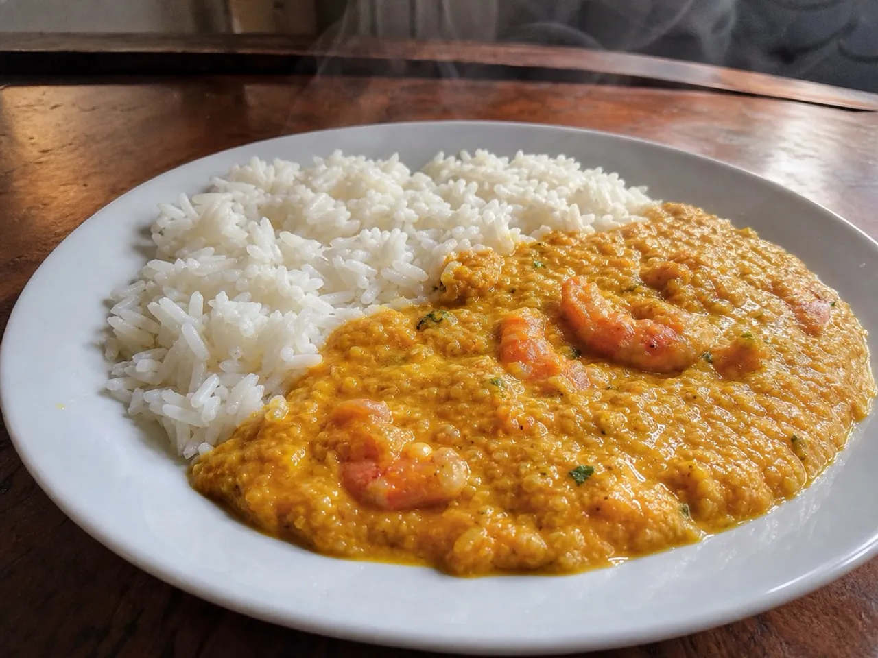 Vatapá — served