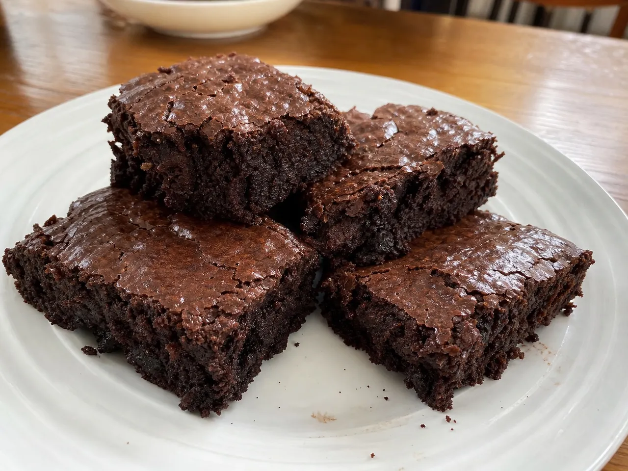 Vegan Brownies — served