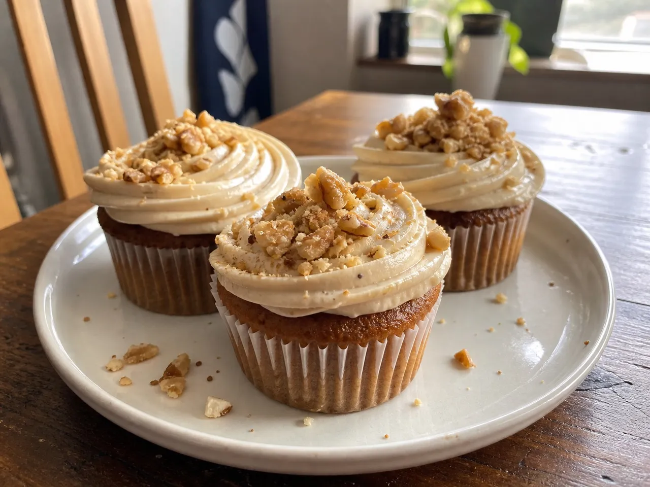 Vegan Cupcakes — served
