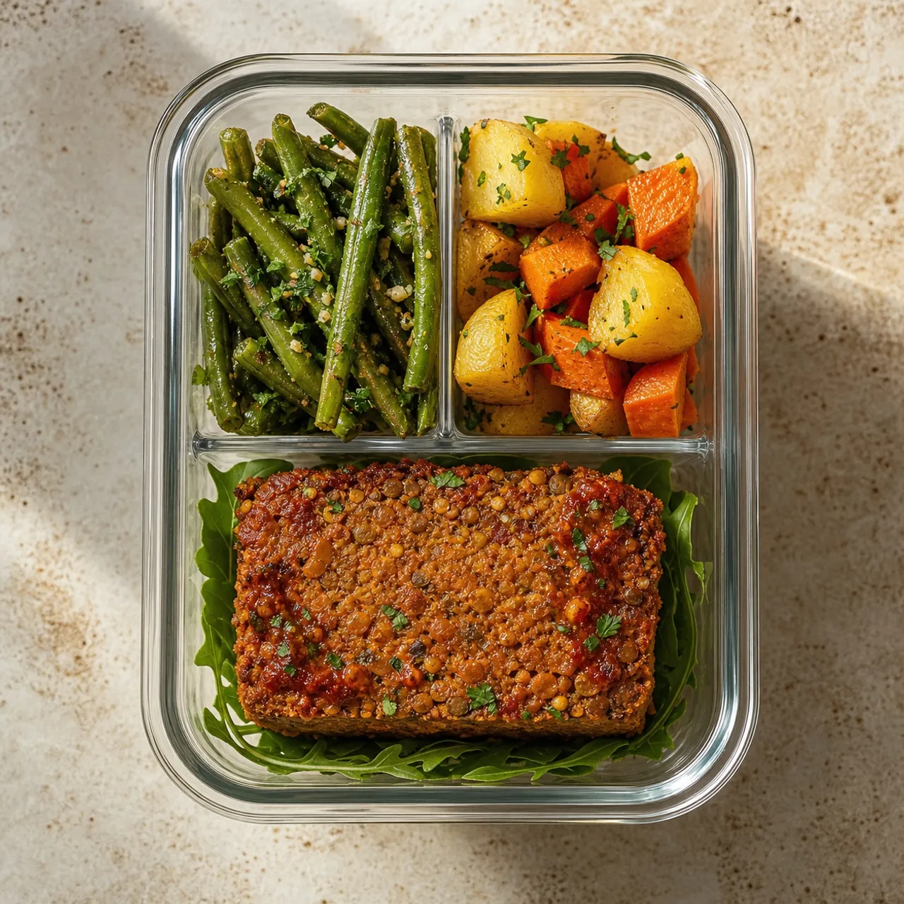 Vegan Lentil Loaf — Meal Prep recipe