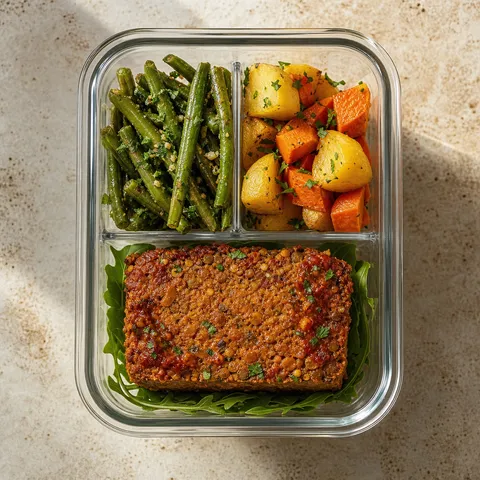 Vegan Lentil Loaf — Meal Prep recipe