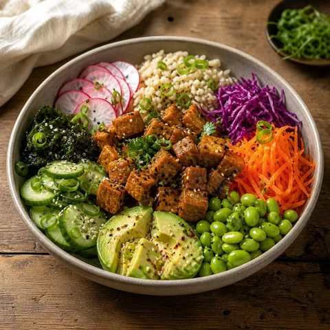 Vegan Poke Bowl — Vegan recipe