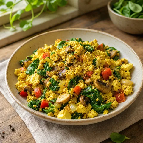 Vegan Tofu Scramble — Vegan recipe