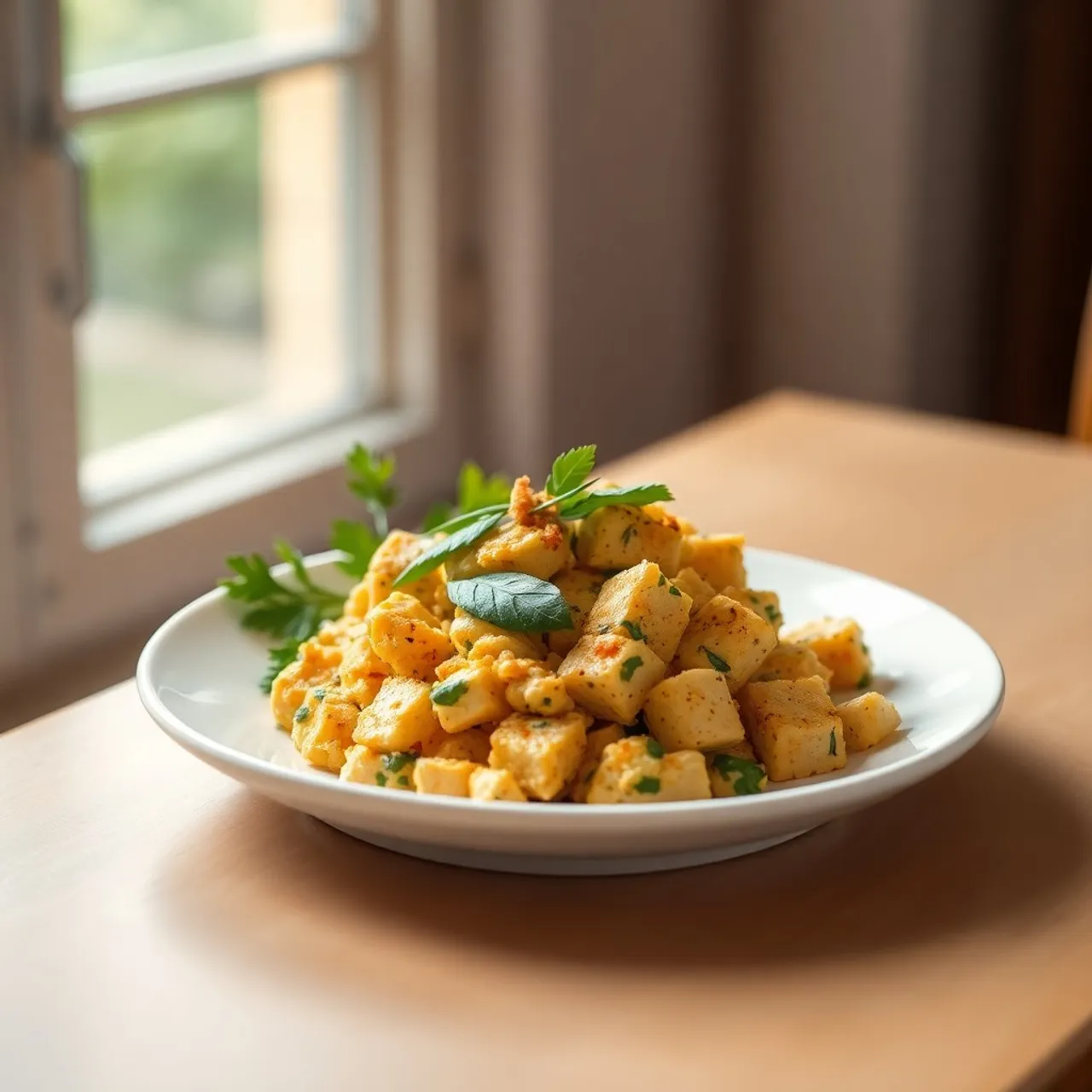 Vegan Tofu Scramble — Vegan recipe