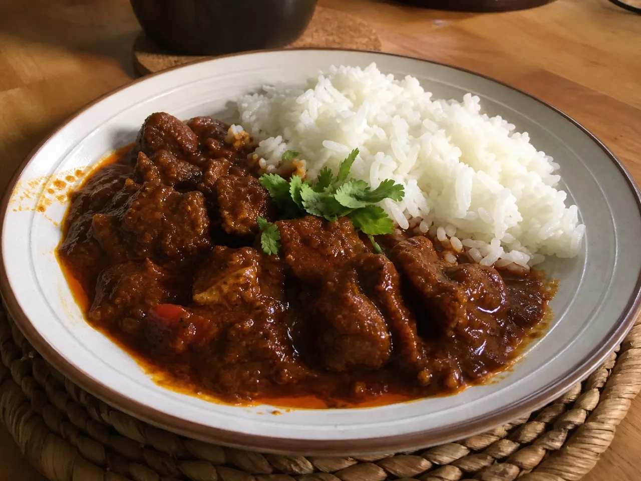 Vindaloo — served