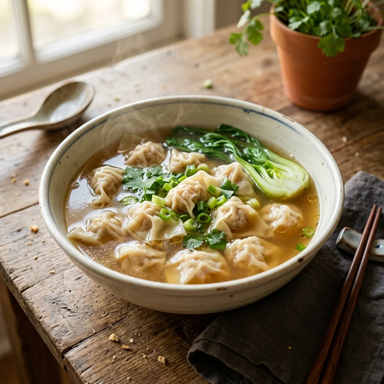 Wonton Soup — Chinese recipe