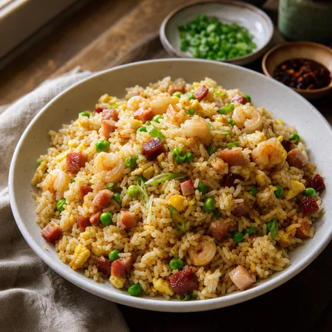 Yang Chow Fried Rice — Vegetables & Sides recipe