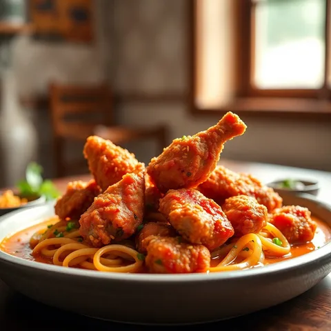 Yangnyeom Chicken (Korean Fried Chicken)