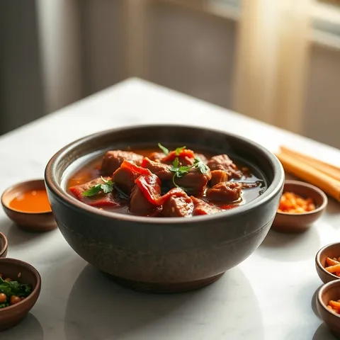 Yukgaejang (Spicy Beef Soup)