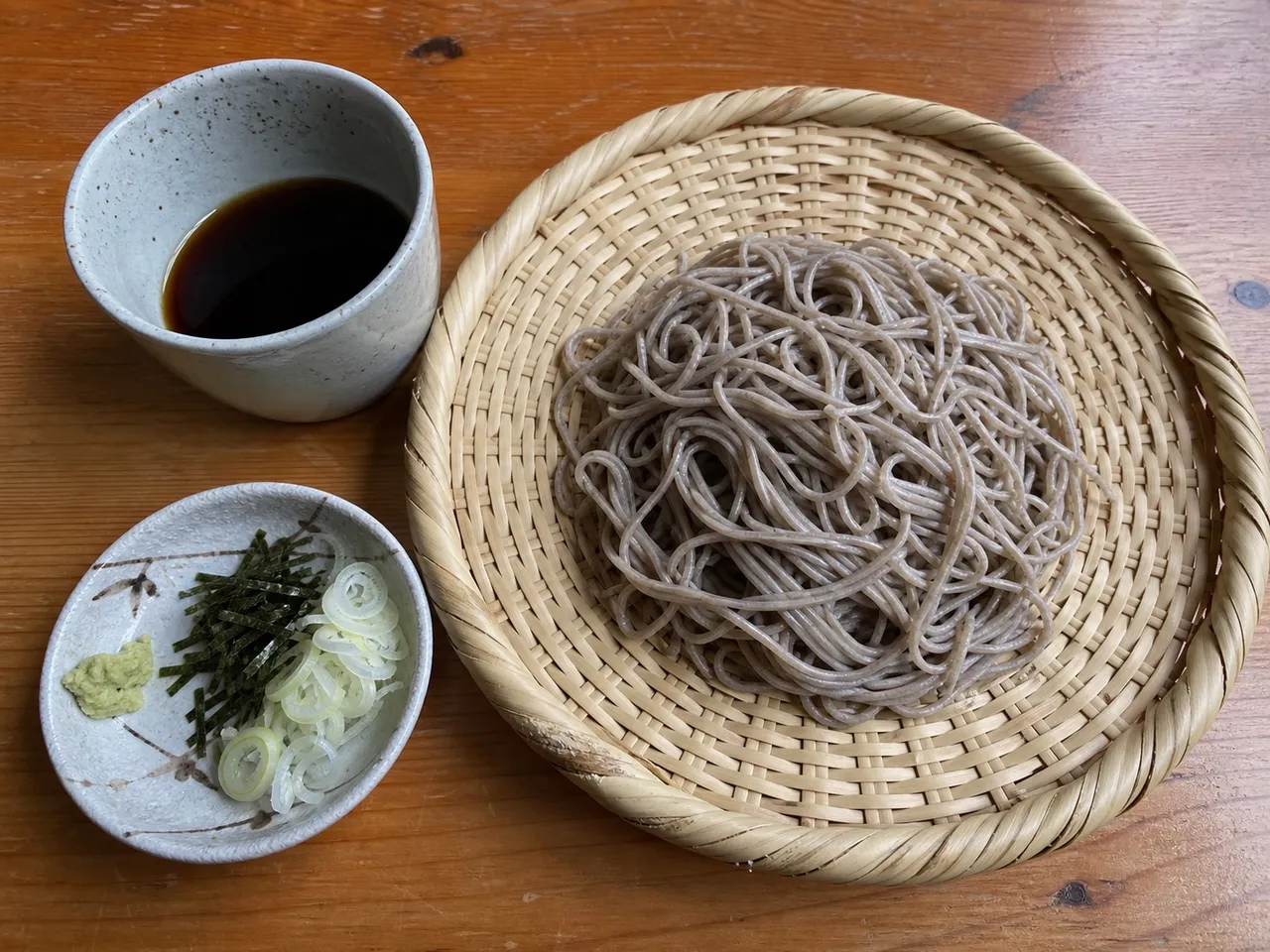 Zaru Soba — served
