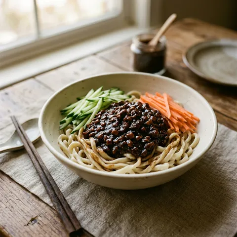Zhajiangmian — Chinese recipe