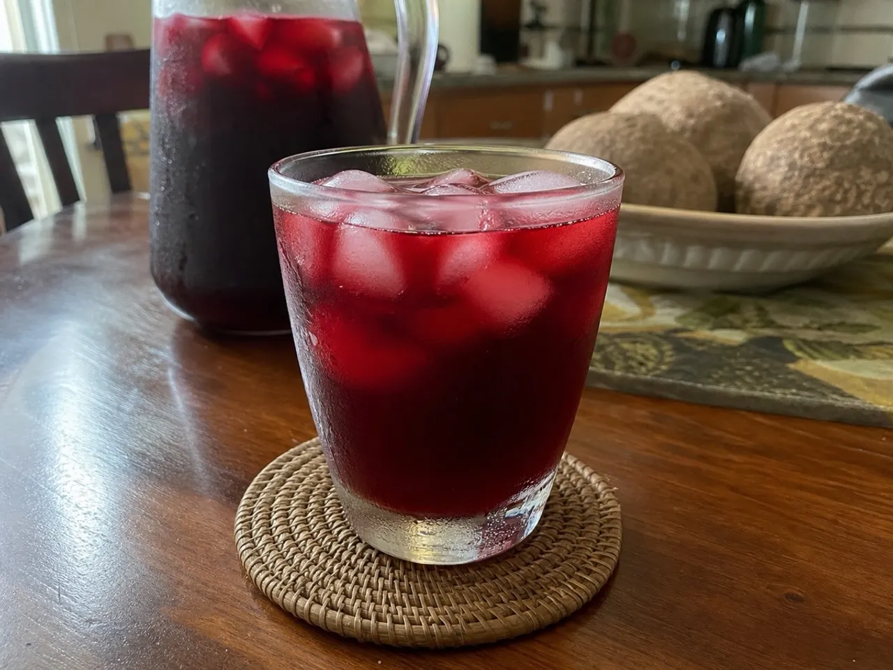 Zobo Drink — served